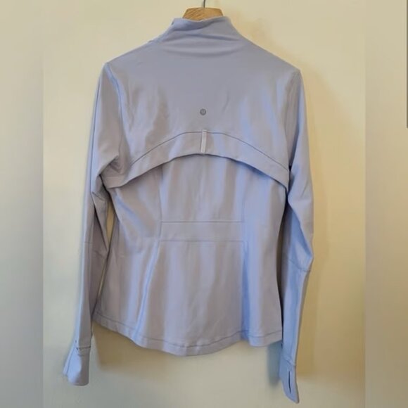 Lululemon Define Jacket Blissful Blue (mix of pastel blue & light lavender) Sz12 - Picture 3 of 3